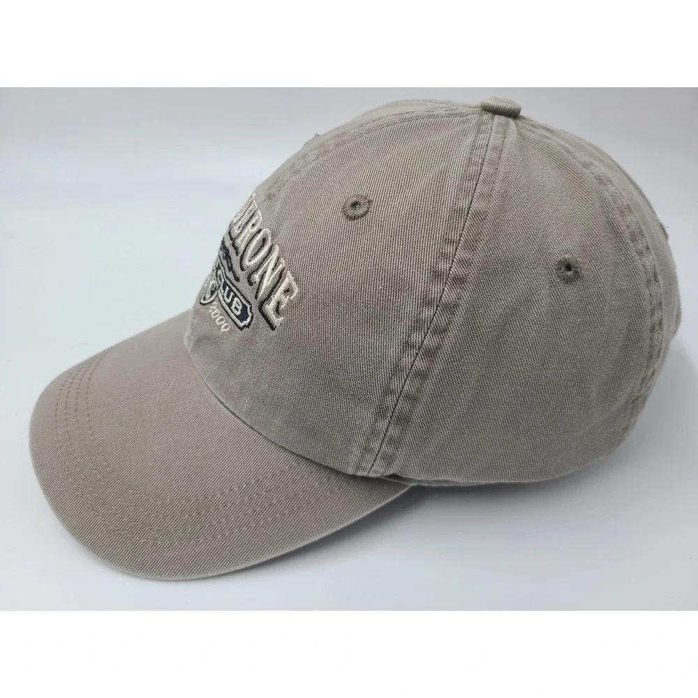 Calderone Golf‎ Club Ahead Strapback Adjustable Hat Cap Grass Lake Michigan Gray